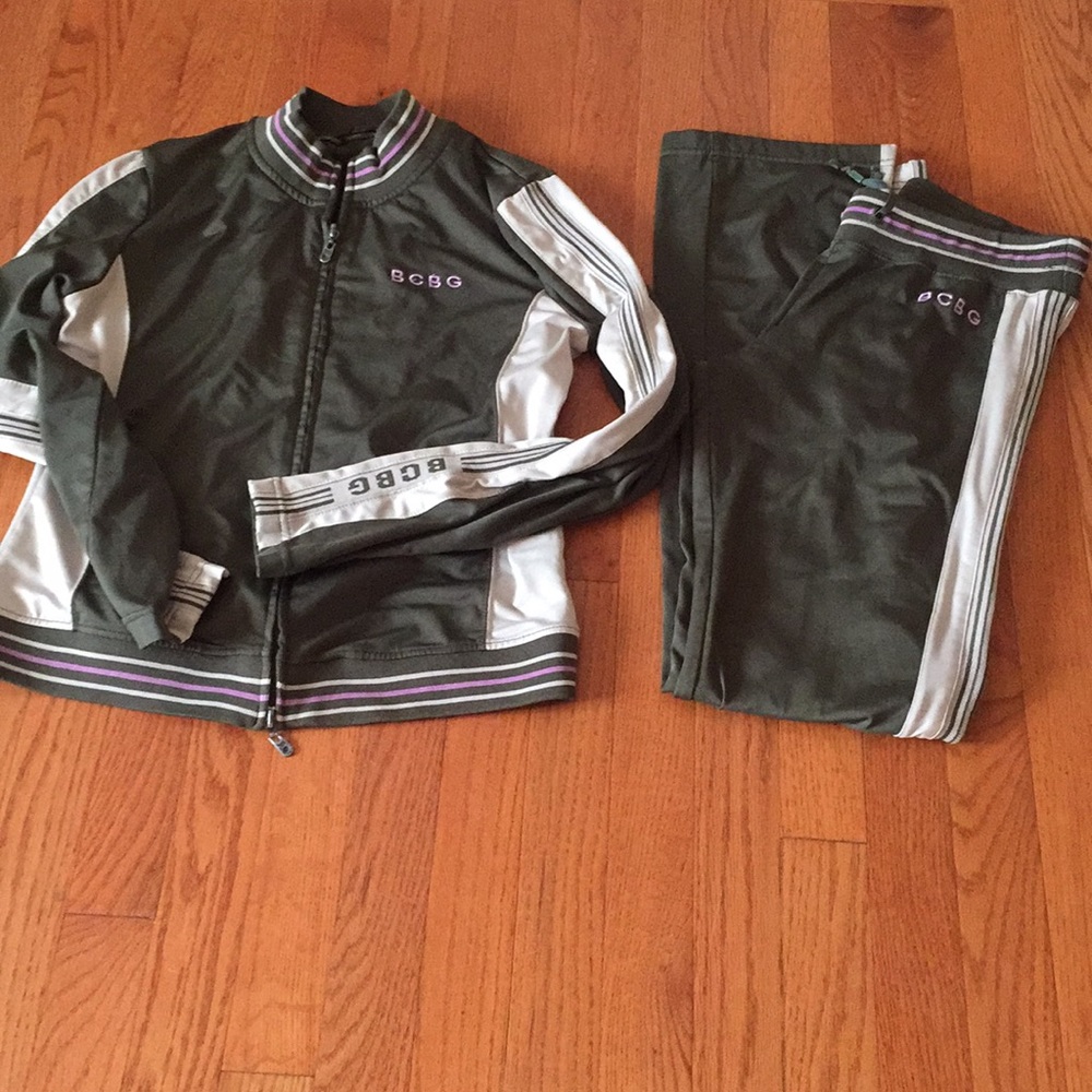 Bcbgmaxazria track suit Small